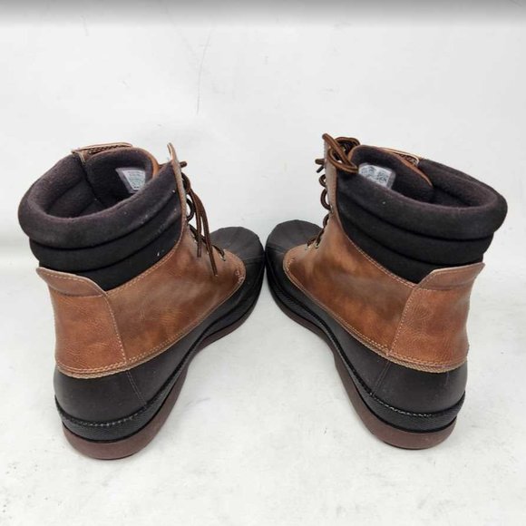 Men's 12W Sperry Cold Bay brown snow winter boots STS19551 12 Wide - Picture 7 of 9